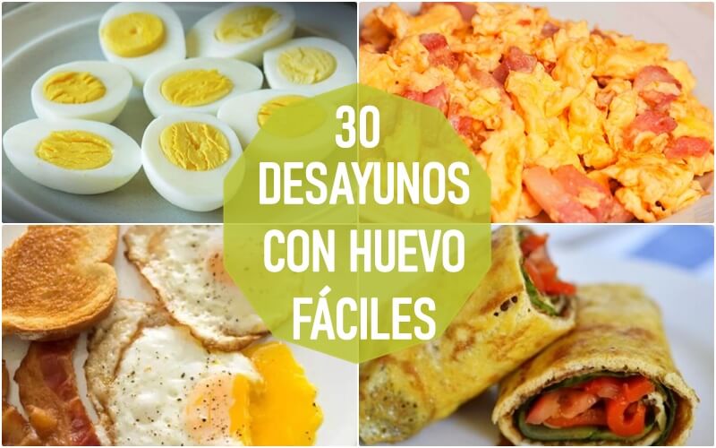 30 Desayunos Saludables con Huevo 